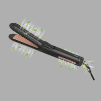 Cold air Speed setting ceramic coated straight curling iron dual purpose 005