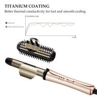 Multifunctional Comb Straight Hair Comb Straight Curling iron 021