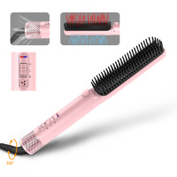 Straightening Comb Curling iron does not hurt hair Splint 014