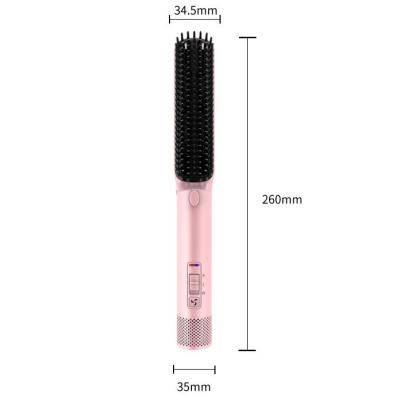 Straightening Comb Curling iron does not hurt hair Splint 014