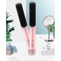 Straightening Comb Curling iron does not hurt hair Splint 014