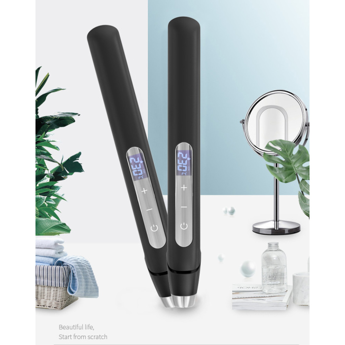 Touch screen temperature regulating multifunctional curler 017