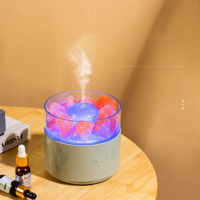 Crystal Rock Lamp Aromatherapy machine Humidifier Atomizer 054