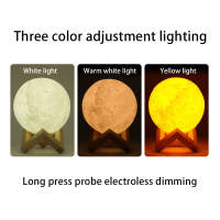 Moon Night Light Humidifier Mini Air Purifier 037