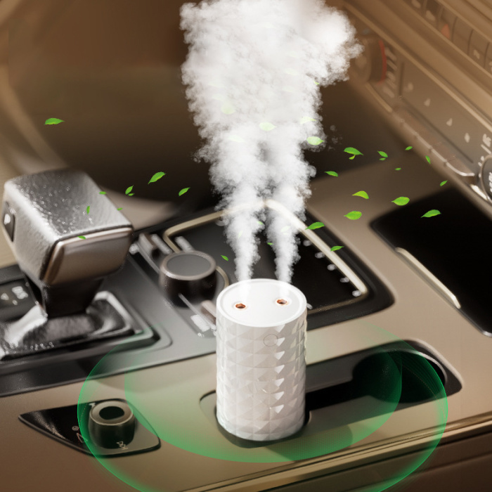 Rechargeable Dual Spray Humidifier Desktop Mute Portable 050